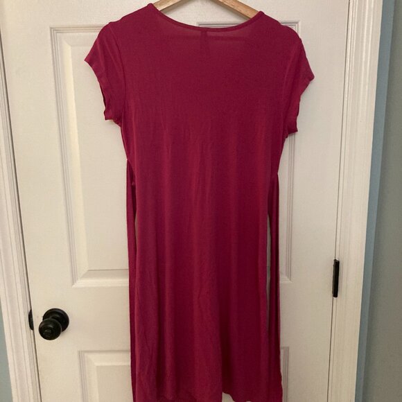 Seraphine Maternity Pink Fuchsia Knot Front Dress - Picture 3 of 4